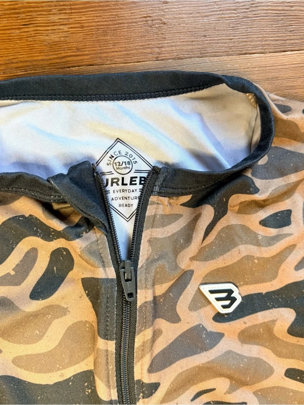 BURLEBO camo zip